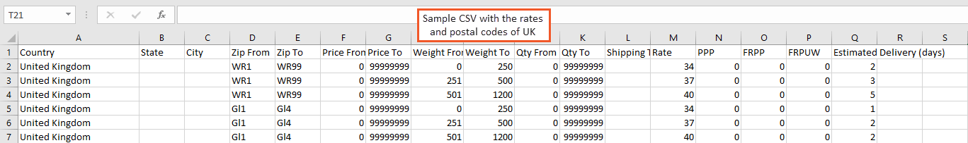 Magento 2 Matrix Rates Extension (Multiple Table Rates)