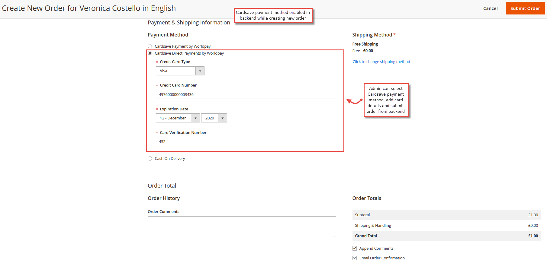 Magento 2 Cardsave Payments - Cardsave Direct and Hosted Payments