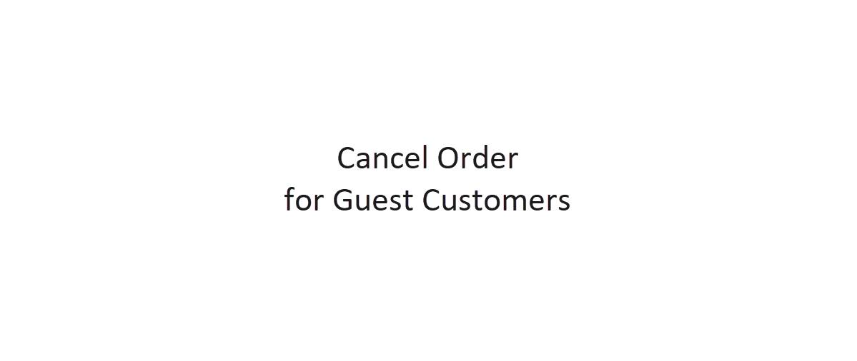 Magento 2 Cancel Order Extension, Cancel Order Frontend